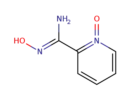 Molecular Structure of 65370-37-8 (N-HYDROXY-1-OXY-PYRIDINE-2-CARBOXAMIDINE)