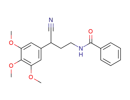 Benzamide, N-[3-cyano-3-(3,4,5-trimethoxyphenyl)propyl]-