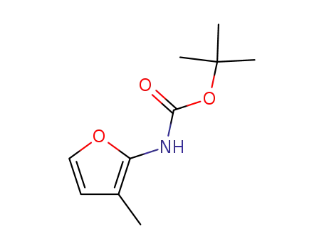 Molecular Structure of 79641-99-9 (Carbamic acid, (3-methyl-2-furanyl)-, 1,1-dimethylethyl ester (9CI))