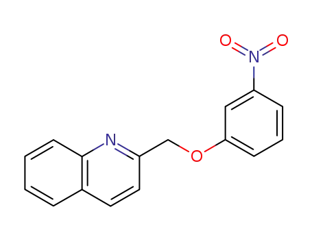 Molecular Structure of 111974-54-0 (Quinoline, 2-[(3-nitrophenoxy)methyl]-)