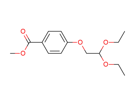 Molecular Structure of 93749-47-4 (4-(2,2-DIETHOXY-ETHOXY)-BENZOIC ACID METHYL ESTER)