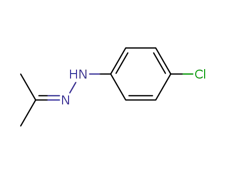 Molecular Structure of 1200-11-9 (2-Propanone, (4-chlorophenyl)hydrazone)