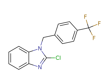 2-CHLORO-1-(4-TRIFLUOROMETHYL-BENZYL)-1H-BENZOIMIDAZOLE