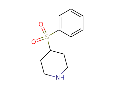 Molecular Structure of 285995-13-3 (4-BENZENESULFONYLPIPERIDINE HYDROCHLORIDE)