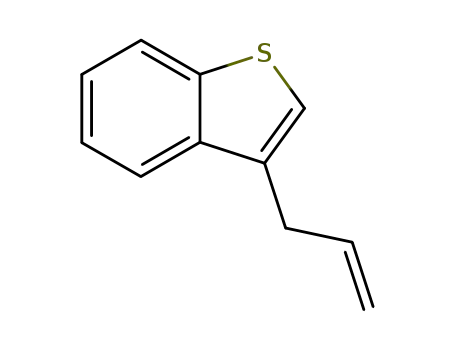 Molecular Structure of 65880-13-9 (Benzo[b]thiophene, 3-(2-propenyl)-)