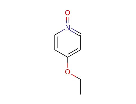 Molecular Structure of 14474-56-7 (4-ETHOXYPYRIDINE N-OXIDE)