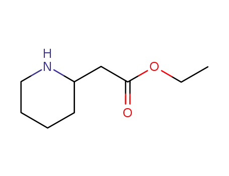 Molecular Structure of 2739-99-3 (Ethyl 2-piperidineacetate)