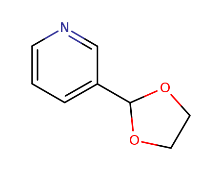 Pyridine,3-(1,3-dioxolan-2-yl)- cas  5740-72-7