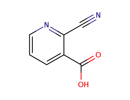 Molecular Structure of 73112-09-1 (2-CYANOPYRIDINE-3-CARBOXYLIC ACID)