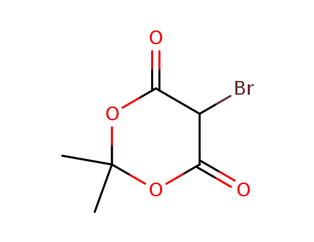 Molecular Structure of 66145-20-8 (5-BroMo-2,2-diMethyl-1,3-dioxane-4,6-dione)