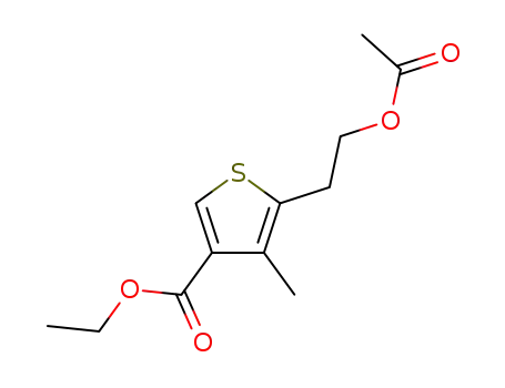 에틸 5-(2-아세톡시에틸)-4-메틸티오펜-3-카르복실레이트