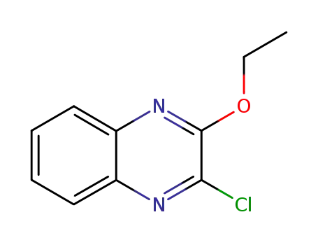 Molecular Structure of 77768-09-3 (2-Chloro-3-ethoxy-quinoxaline)