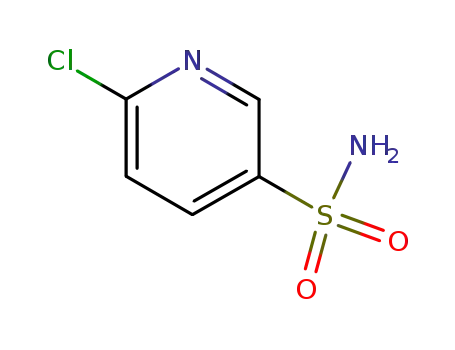 Molecular Structure of 40741-46-6 (6-Chloropyridine-3-sulfonamide)