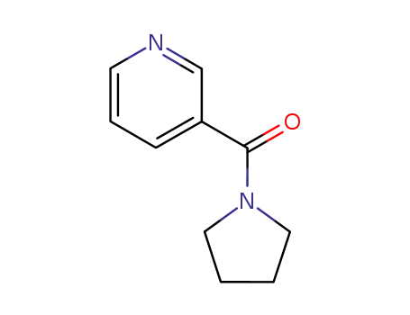 Molecular Structure of 77727-88-9 (pyridin-3-yl(pyrrolidin-1-yl)methanone)