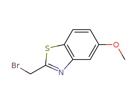Molecular Structure of 131337-68-3 (2-(BROMOMETHYL)-5-METHOXYBENZOTHIAZOLE)