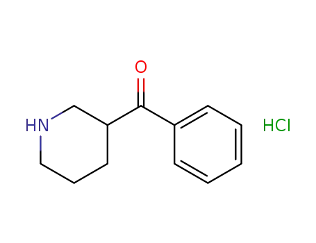 Molecular Structure of 5562-52-7 (3-BENZOYLPIPERIDINE HYDROCHLORIDE)