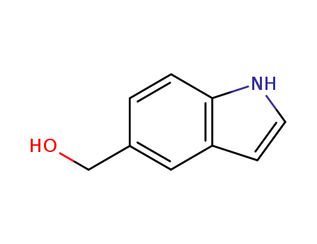 Molecular Structure of 1075-25-8 (INDOLE-5-METHANOL)