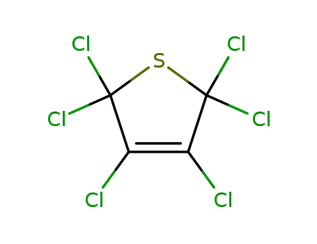 Molecular Structure of 18614-14-7 (2,2,3,4,5,5-hexachlorothiophene)