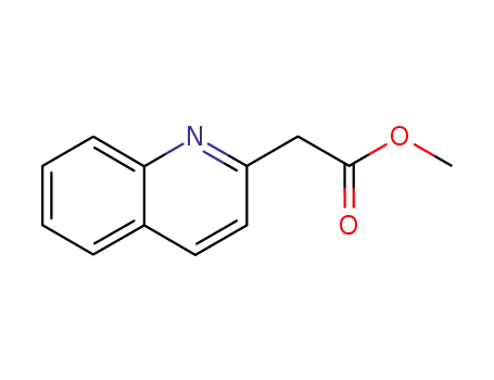 Molecular Structure of 52249-48-6 (2-Quinolineacetic acid methyl ester)