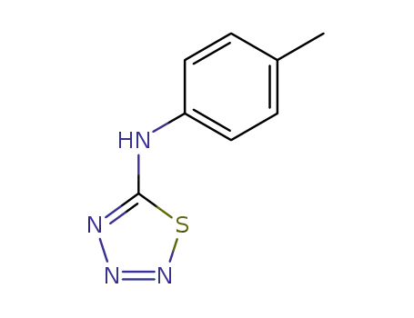 Molecular Structure of 13078-28-9 (1,2,3,4-Thiatriazol-5-amine, N-(4-methylphenyl)-)