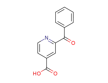 Molecular Structure of 18164-96-0 (4-Pyridinecarboxylic acid, 2-benzoyl-)