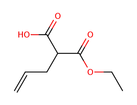 Molecular Structure of 2985-38-8 (2-(ethoxycarbonyl)pent-4-enoic acid)