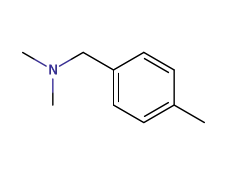 Molecular Structure of 4052-88-4 (p-Methyl-N,N-Dimethylbenzylamine)