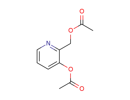 Molecular Structure of 67992-22-7 (2-(ACETOXYMETHYL)-3-ACETOXYPYRIDINE)