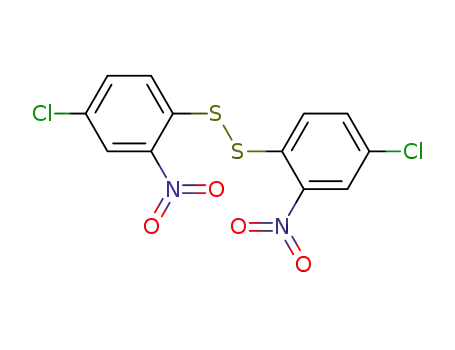 Molecular Structure of 2050-66-0 (2,2'-DINITRO-4,4'-DICHLORO DIPHENYL DISUFIDE)