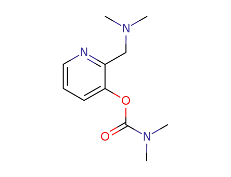 Molecular Structure of 51581-37-4 (Carbamic acid, dimethyl-, 2-[(dimethylamino)methyl]-3-pyridinyl ester)