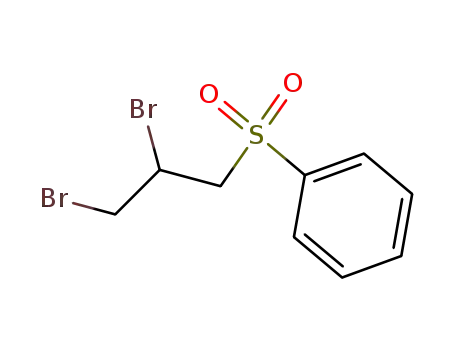 Molecular Structure of 2674-25-1 (Benzene, [(2,3-dibromopropyl)sulfonyl]-)