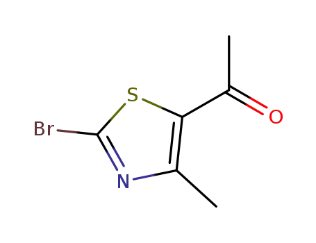 Molecular Structure of 1093106-54-7 (1-(2-bromo-4-methylthiazol-5-yl)ethanone)