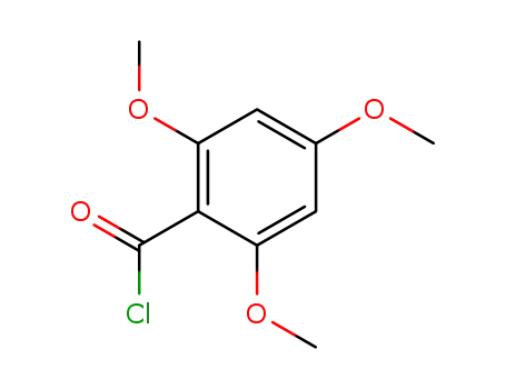 Molecular Structure of 42833-84-1 (Benzoyl chloride, 2,4,6-trimethoxy-)