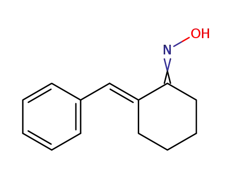 Molecular Structure of 114506-90-0 ((1E,2E)-2-(phenylmethylidene)cyclohexanone oxime)