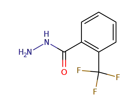 Molecular Structure of 344-95-6 (2-(TRIFLUOROMETHYL)BENZOIC ACID HYDRAZIDE)