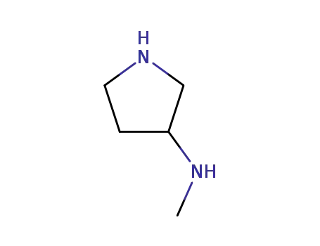 Molecular Structure of 83030-08-4 (3-(Methylamino)pyrrolidine)