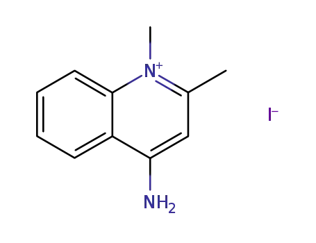 Molecular Structure of 70490-85-6 (1-methyl-4-amino-2-methylquinolinium)