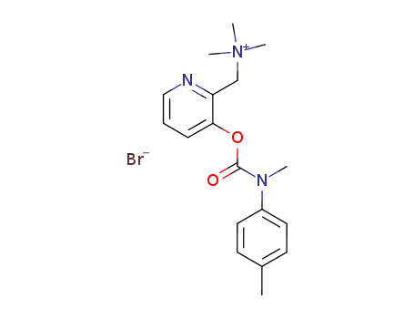 trimethyl-[[3-[methyl-(4-methylphenyl)carbamoyl]oxypyridin-2-yl]methyl]azanium bromide