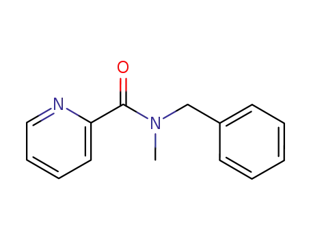 Molecular Structure of 29211-87-8 (2-Pyridinecarboxamide, N-methyl-N-(phenylmethyl)-)