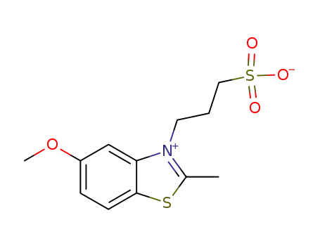 Benzothiazolium, 5-methoxy-2-methyl-3-(3-sulfopropyl)-, inner salt