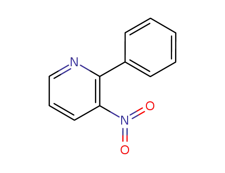 Molecular Structure of 134896-35-8 (2-PHENYL-3-NITROPYRIDINE)