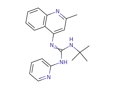 Guanidine, 1-tert-butyl-2-(2-methyl-4-quinolyl)-3-(2-pyridyl)-