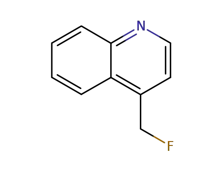 Molecular Structure of 88584-50-3 (Quinoline, 4-(fluoromethyl)-)