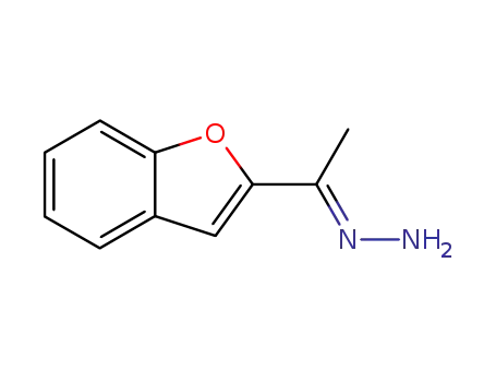 Ethanone, 1-(2-benzofuranyl)-, hydrazone, (E)-