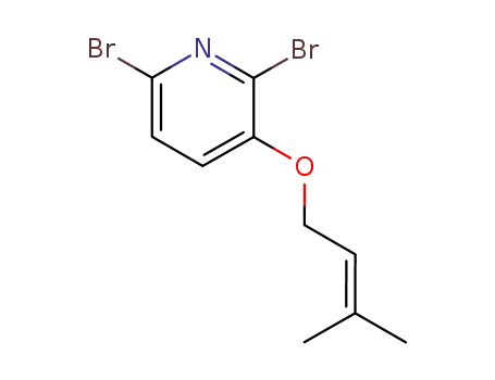 Pyridine, 2,6-dibromo-3-[(3-methyl-2-butenyl)oxy]-