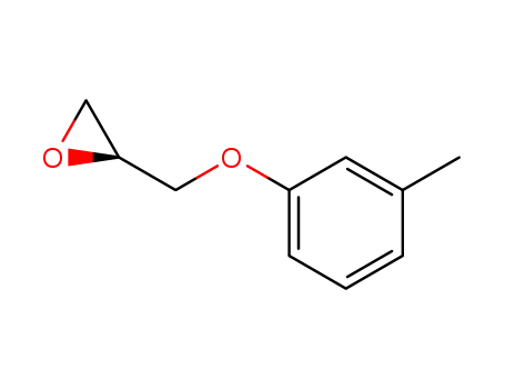 Molecular Structure of 101623-41-0 (Oxirane, [(3-methylphenoxy)methyl]-, (2S)-)