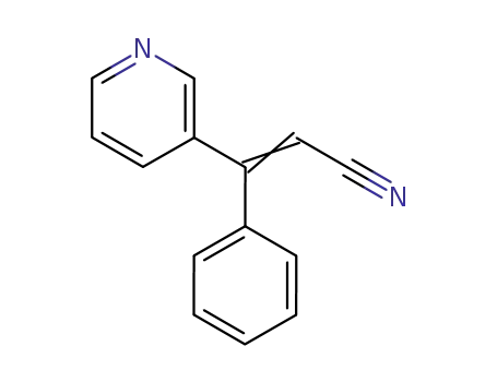 2-Propenenitrile, 3-phenyl-3-(3-pyridinyl)-