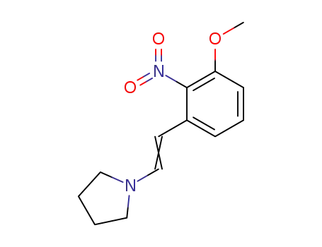 Pyrrolidine, 1-[2-(3-methoxy-2-nitrophenyl)ethenyl]-