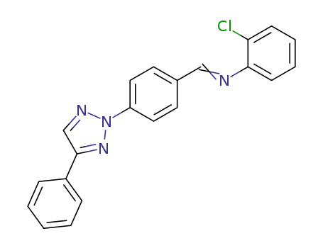 Benzenamine,
2-chloro-N-[[4-(4-phenyl-2H-1,2,3-triazol-2-yl)phenyl]methylene]-