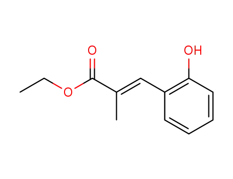 2-Propenoic acid, 3-(2-hydroxyphenyl)-2-methyl-, ethyl ester, (E)-